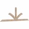 Ekena Millwork Richland Smooth Timber Gable Bracket, Douglas Fir, 84"W x 28"H x 1 1/2"D x 3 1/2"F, 8/12 Pitch GBW084X28X0204RIC00SDF - alternate 4